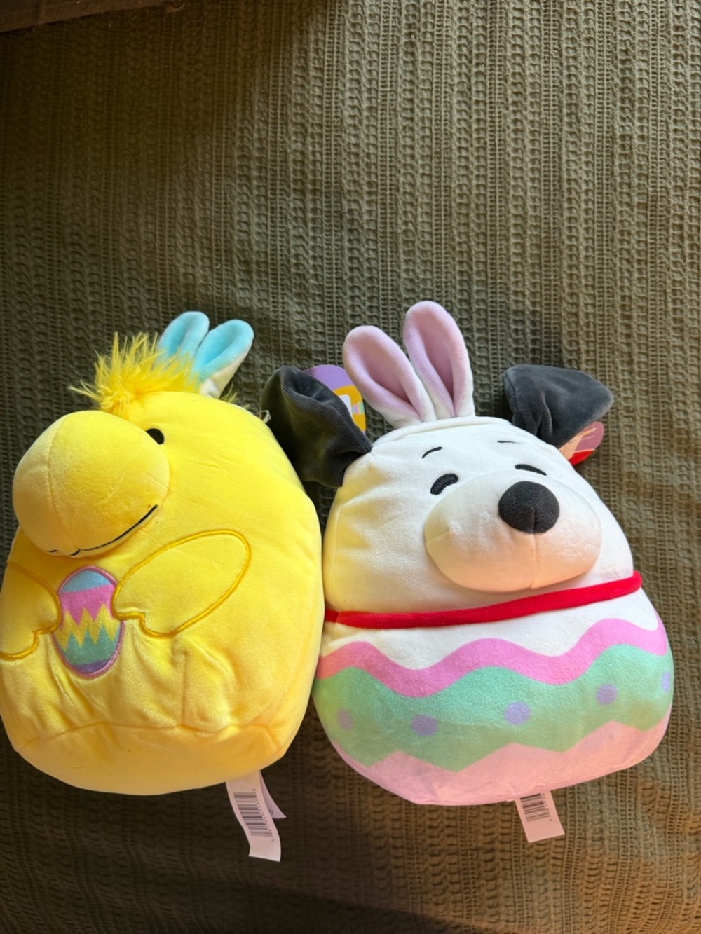 New With Tags Snoopy and Woodstock Peanuts Easter Spring Squishmallows